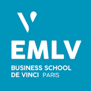 logo emlv business school de vinci paris client teambrain